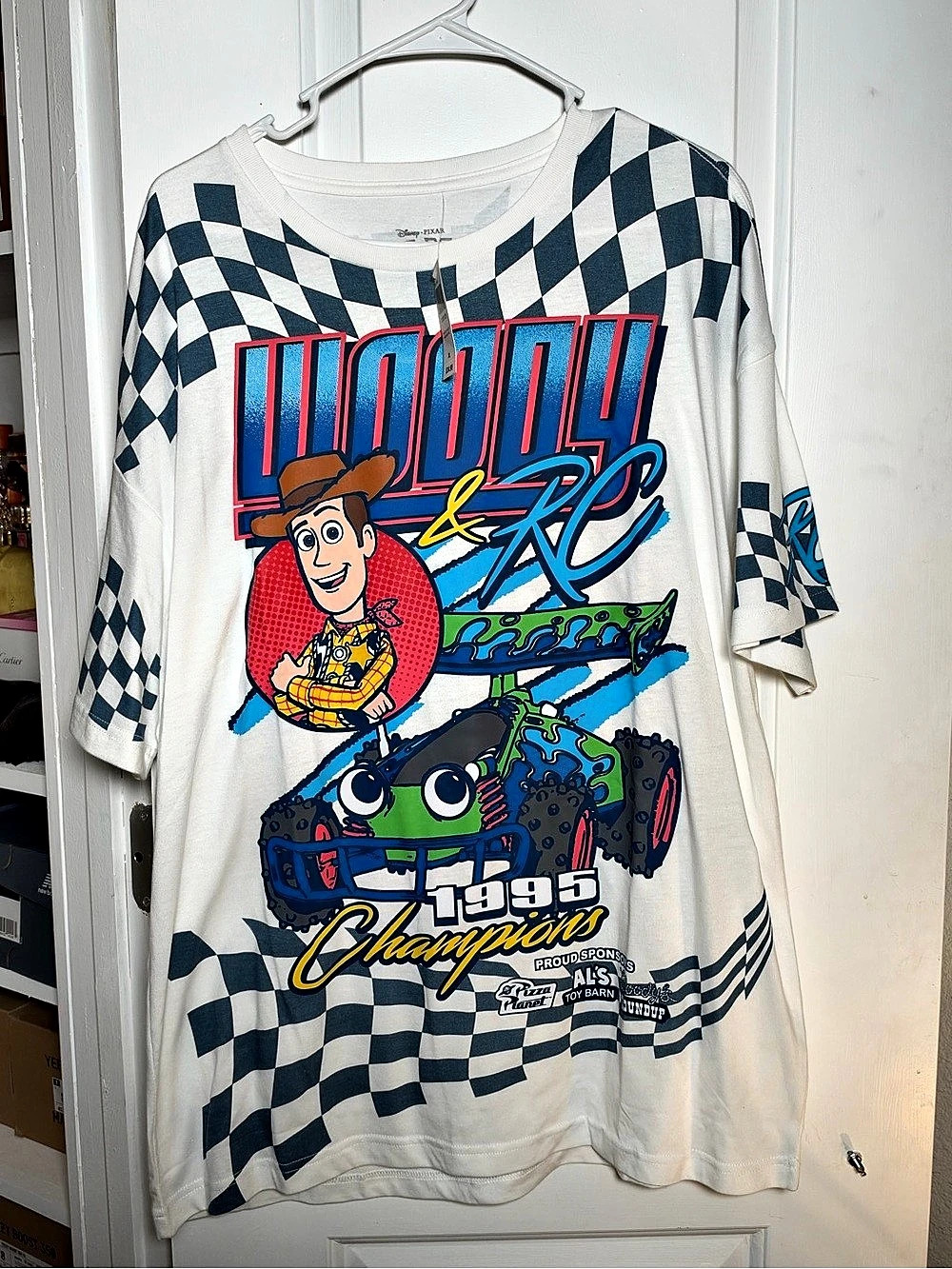 Disney Pixar Toy Story Woody & RC Racing T-Shirt